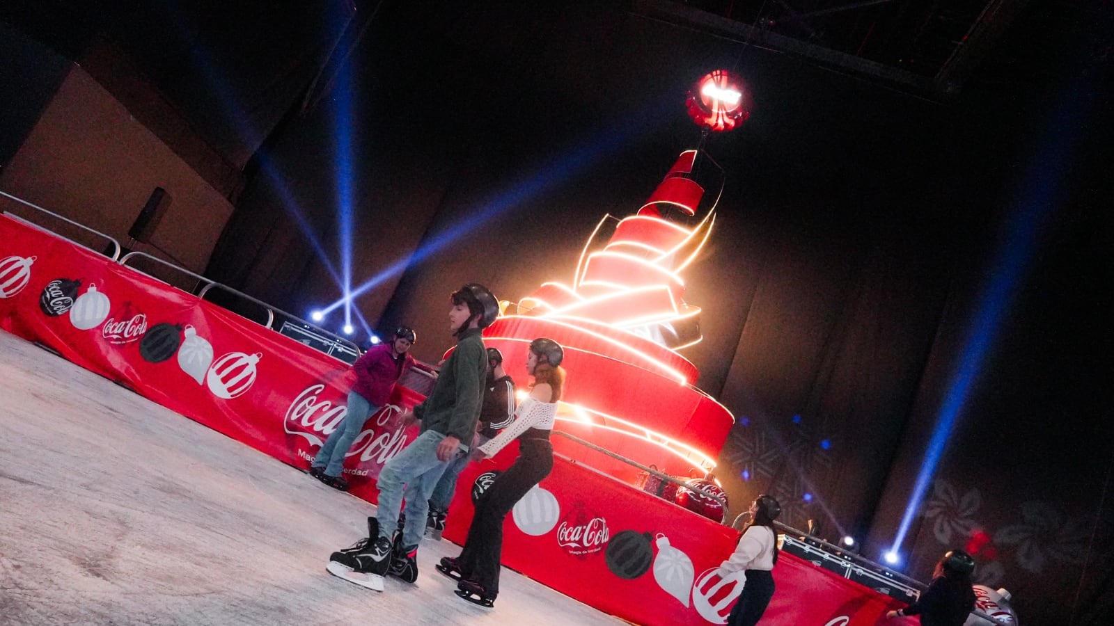 Pista de hielo en el Movistar Arena.