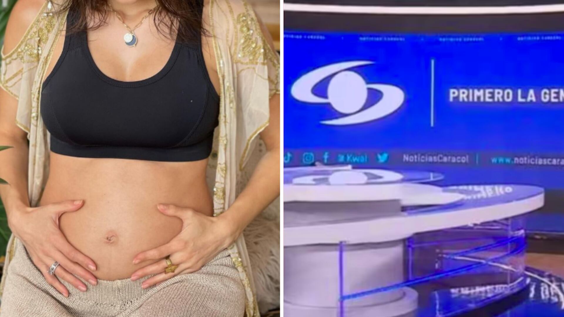 Andreina Solórzano, periodista de Noticias Caracol confirmó sus cuatro meses de embarazo