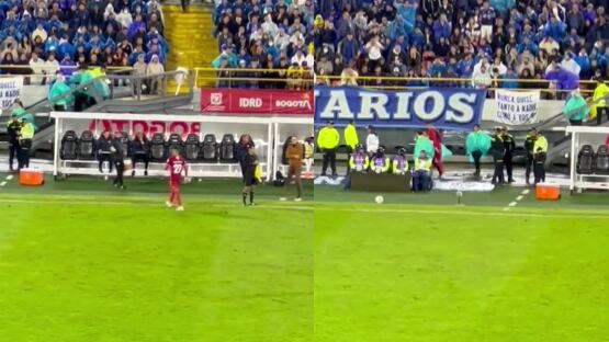 Jugador de América tiró su camiseta en derrota ante Millonarios