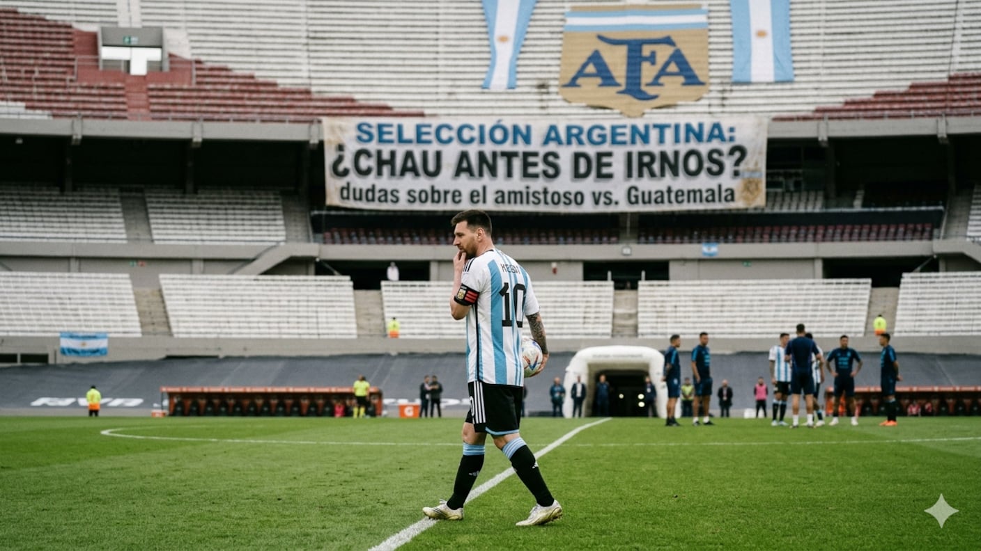 La Selección Argentina podría quedarse sin despedida: dudas sobre el amistoso ante Guatemala