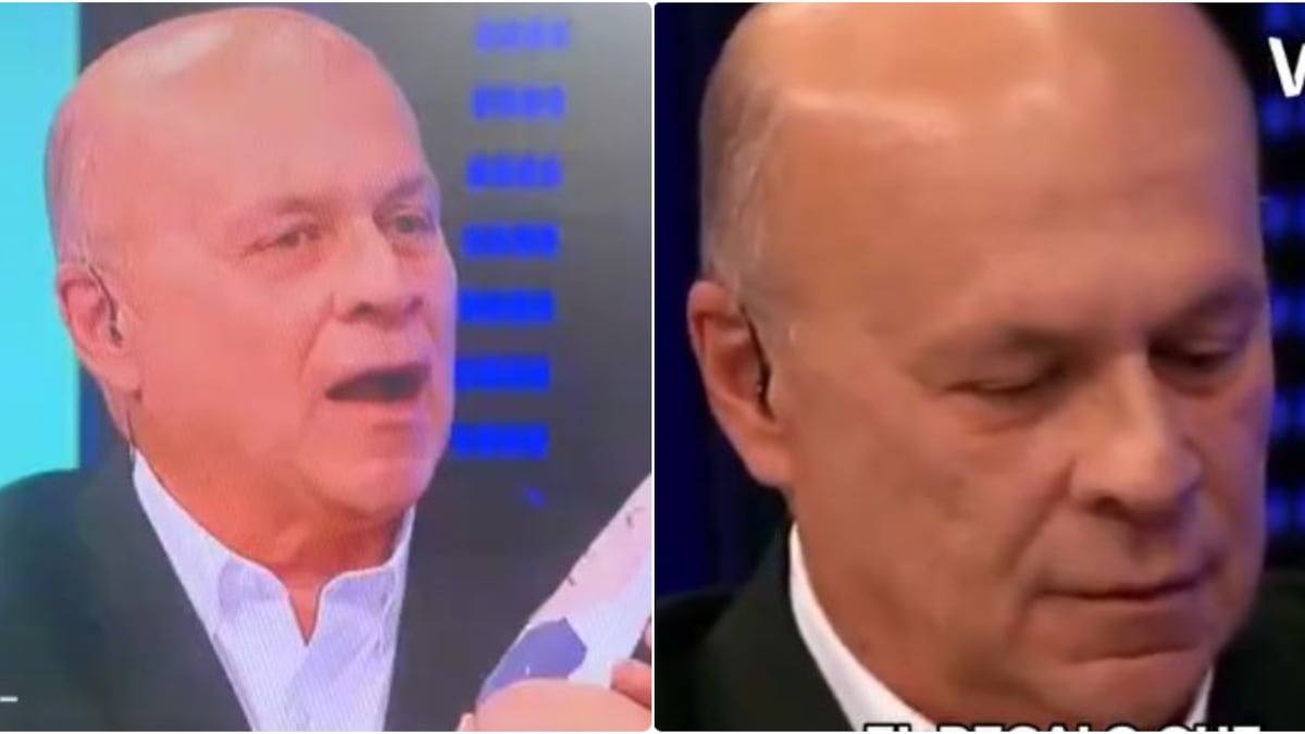 Carlos Antonio Vélez fue sorprendido con el regalito que le dio Faryd Mondragón en pleno programa