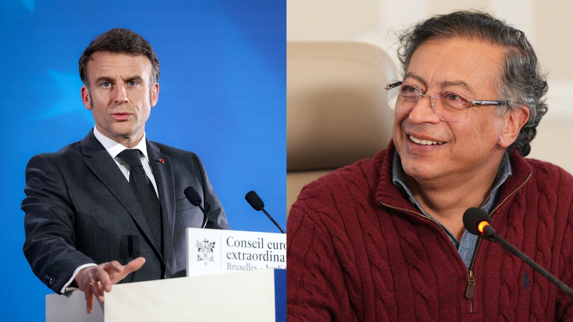 Petro se jacta de su enfrentamiento con Macron en foro internacional