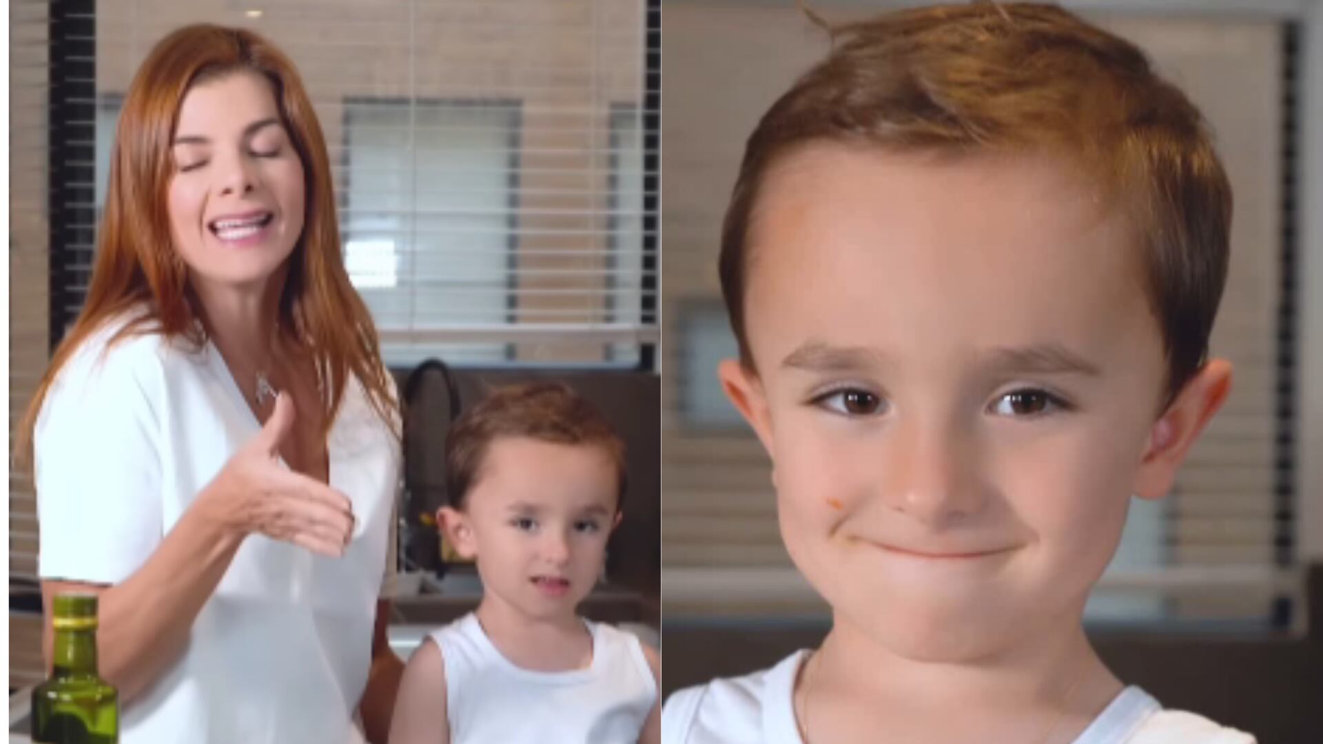 Salvador, hijo de Carolina Cruz, protagonizó comercial que ya es viral en redes