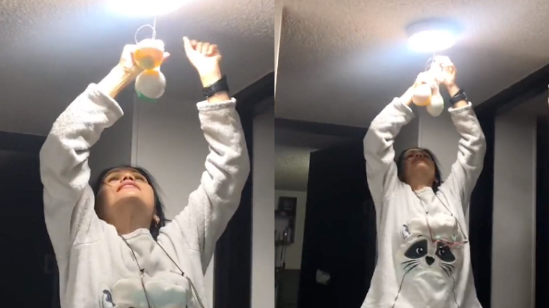 Invento de mamá colombiana para alertar temblores. Tiktok.