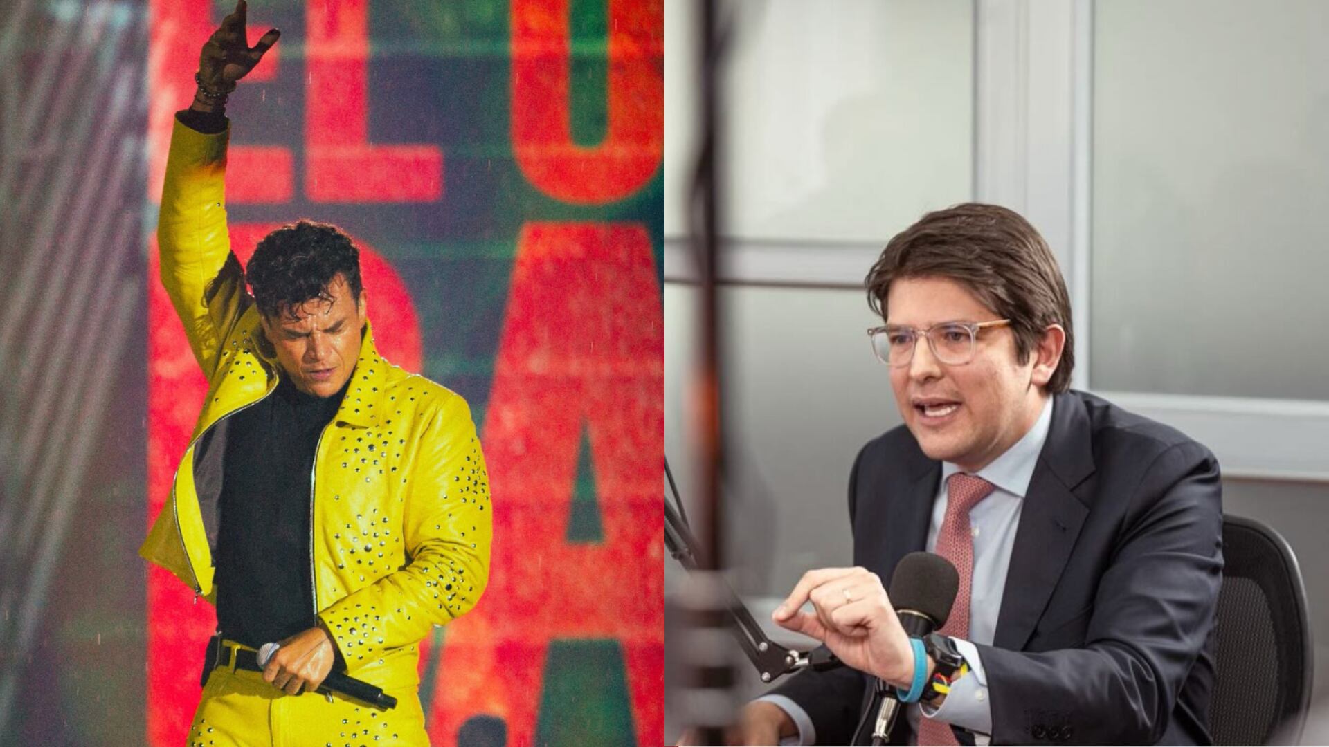 Silvestre Dangond y Miguel Uribe