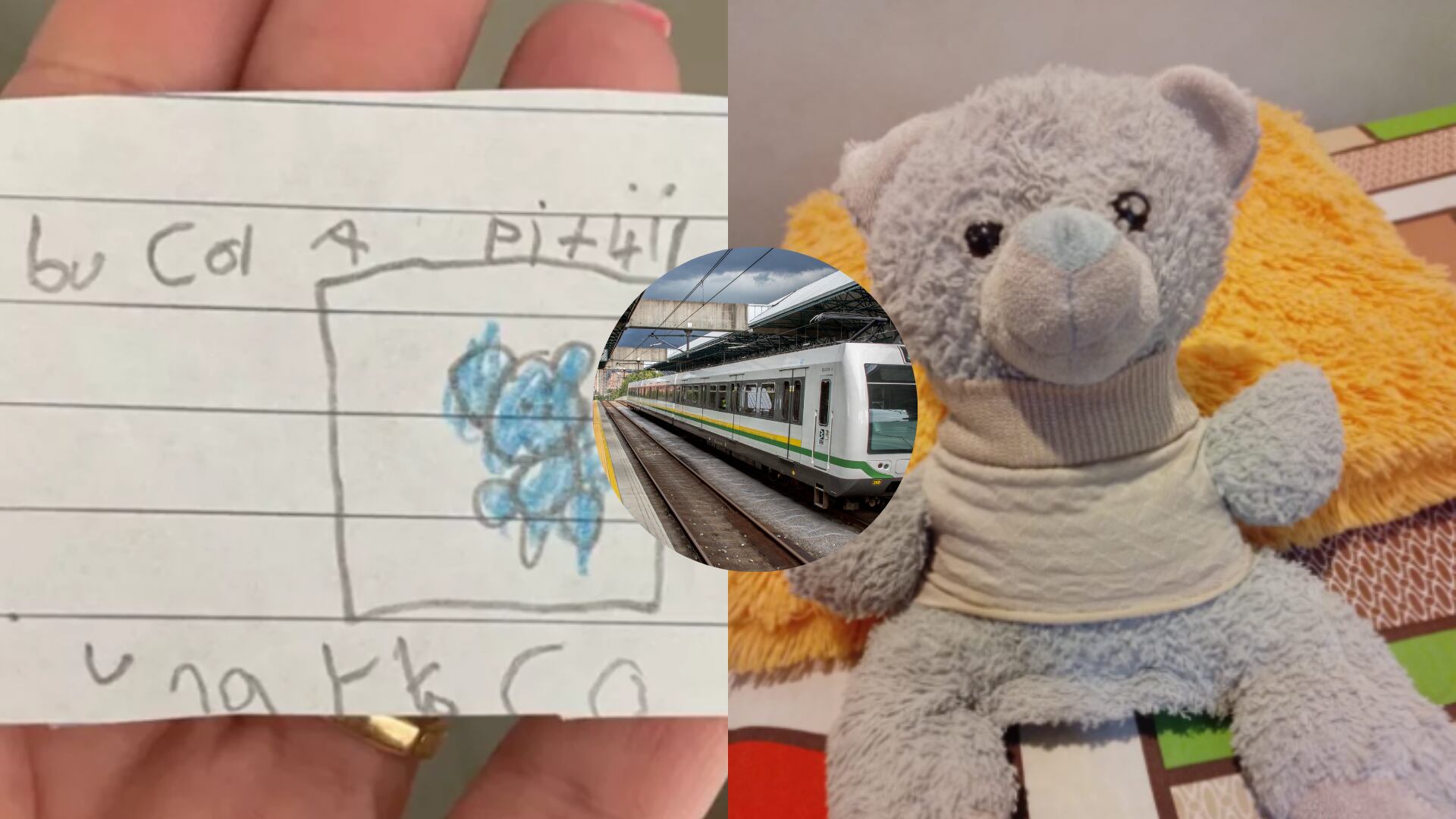 Niño perdió a su osito y Metro de Medellín pidió ayuda para encontrarlo