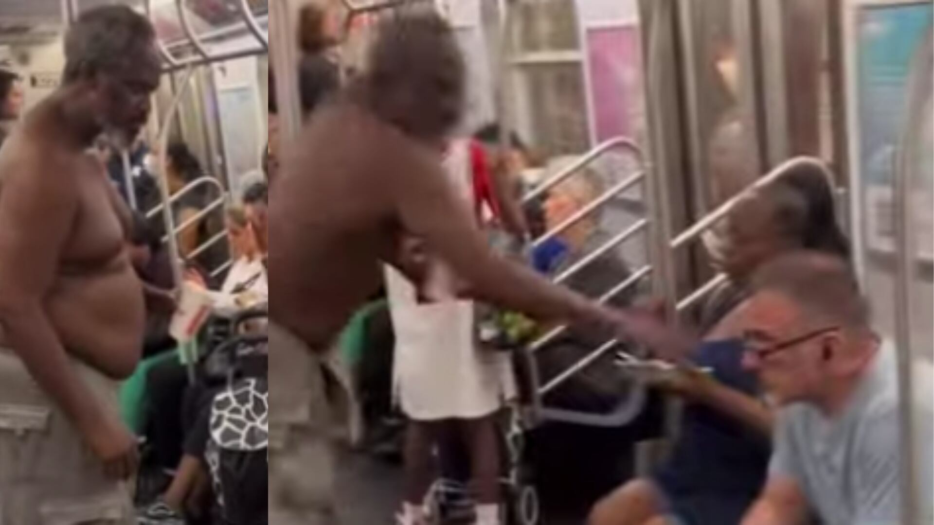 hombre de la calle arrebata comida en nueva york pantallazo tomado de youtube