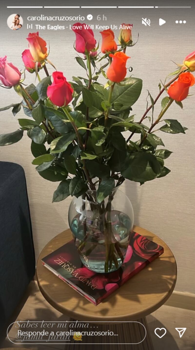 La hermosa sorpresa que recibió Carolina Cruz por parte de su novio