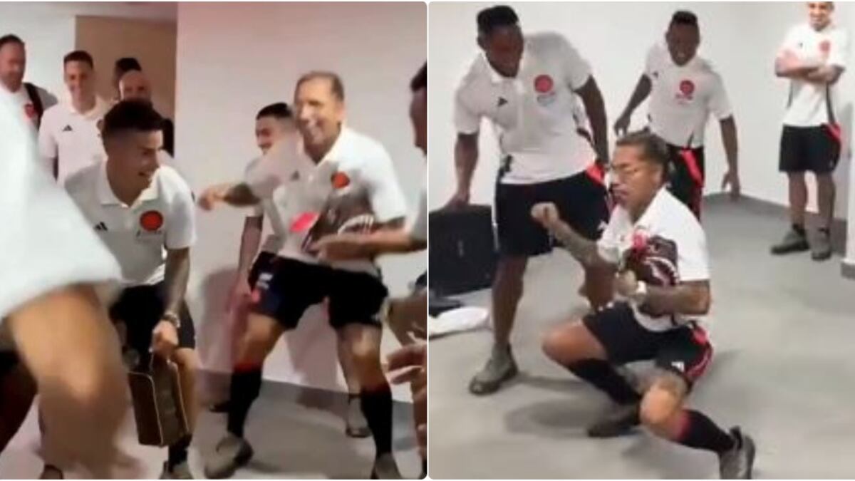 ¿El nuevo ras, tas, tas?: Dayro, James y Mina encabezaron el bailoteo tras clasificación de Colombia al Mundial