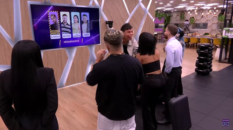 Placa de nominados de 'La casa de los famosos Colombia 2'