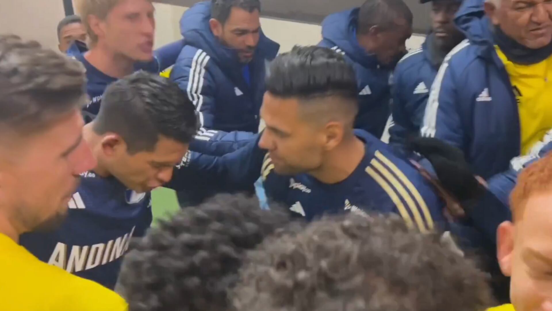 Millonarios mostró la primera arenga de Radamel Falcao como capitán del equipo.
