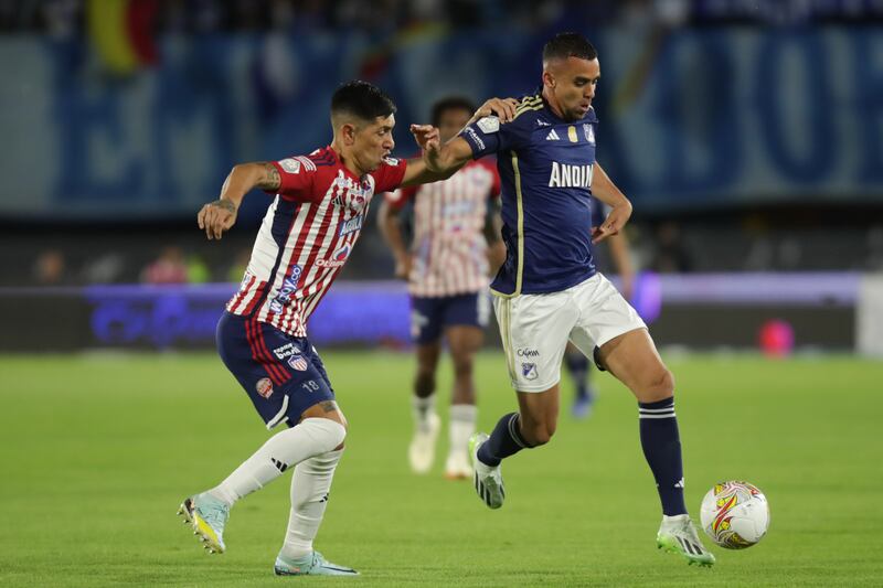 Millonarios VS Junior por la final de la Superliga en el Estadio El Campín de Bogotá