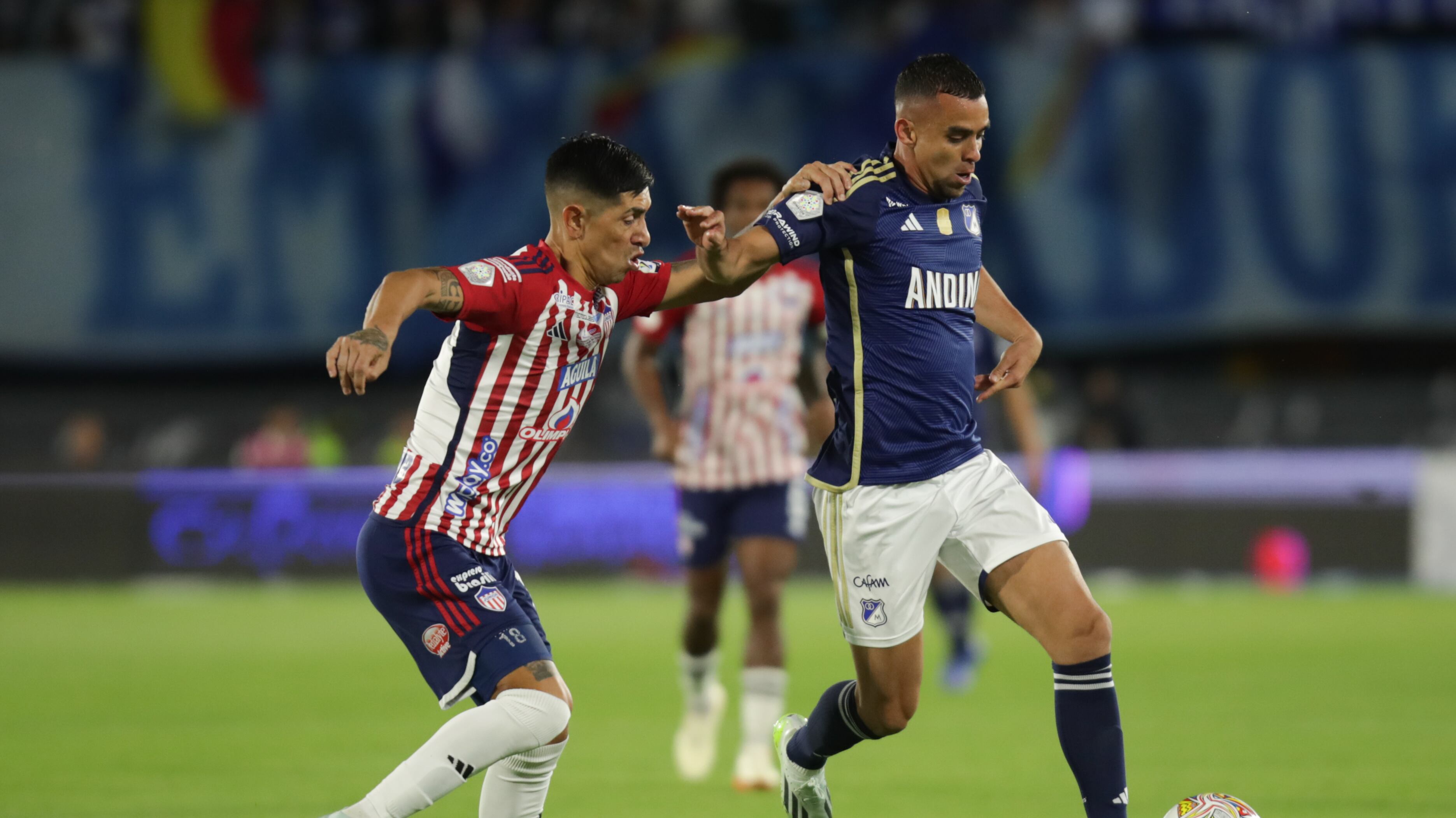 Millonarios VS Junior por la final de la Superliga en el Estadio El Campín de Bogotá