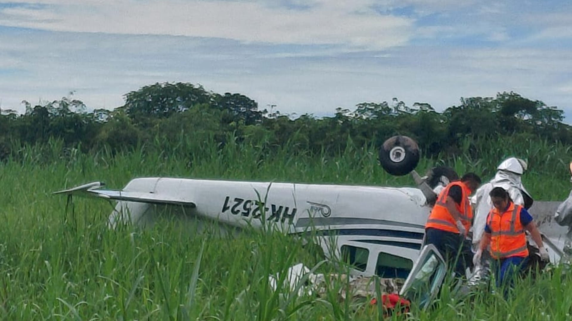 Accidente de avioneta en Villavicencio.