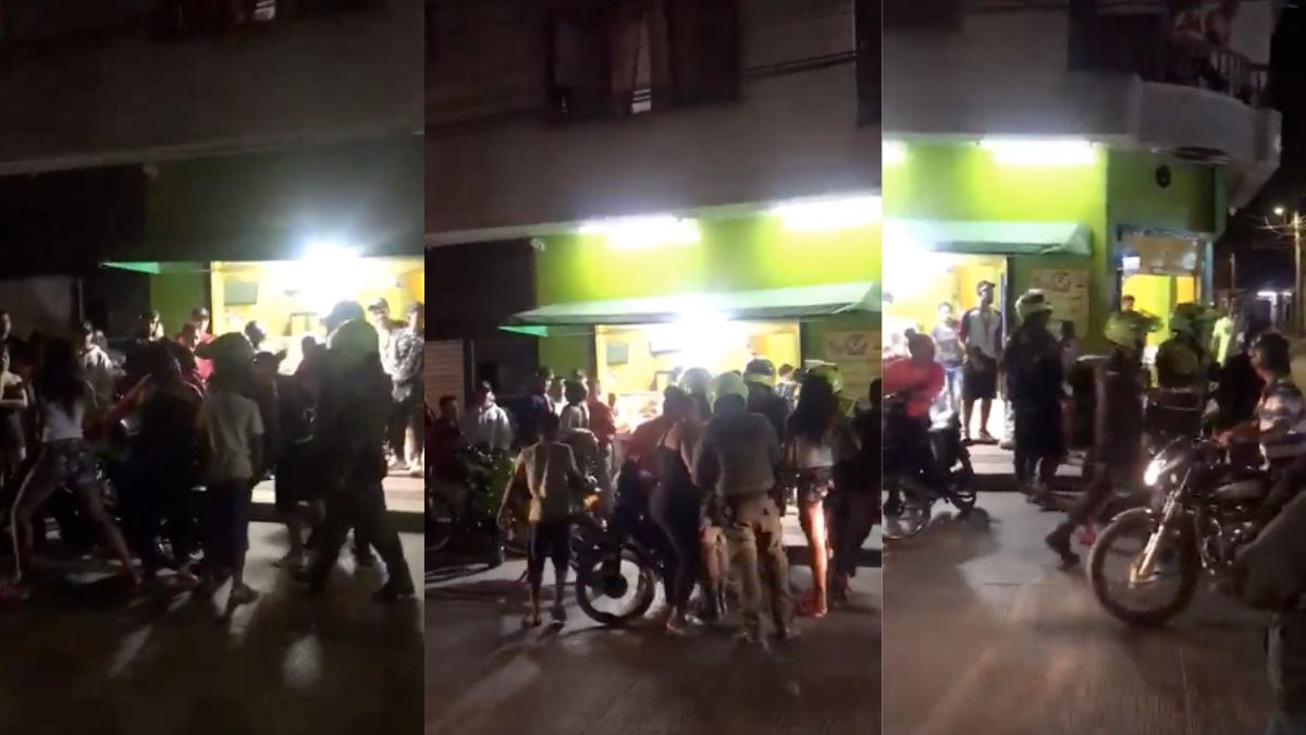 Un intento de requisa terminó en asonada que dejó a una persona muerta por tiros al aire realizados por un uniformado de la Policía.