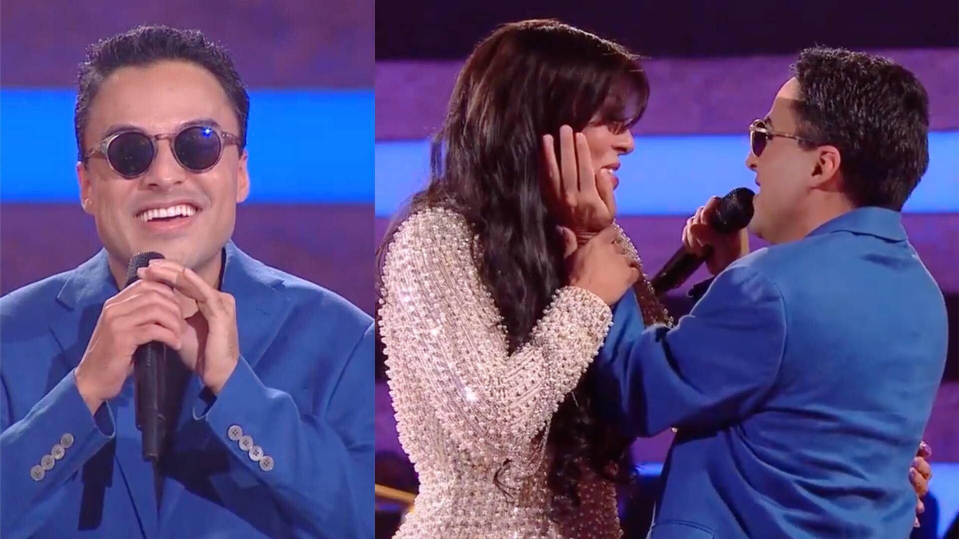 Camilo Martínez tocó el rostro de Marbelle en 'La Descarga'