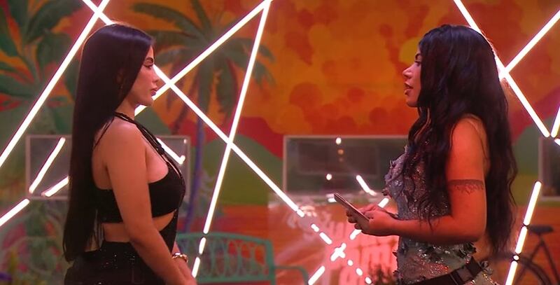 Karina García y La Toxi Costeña en 'La casa de los famosos Colombia 2'