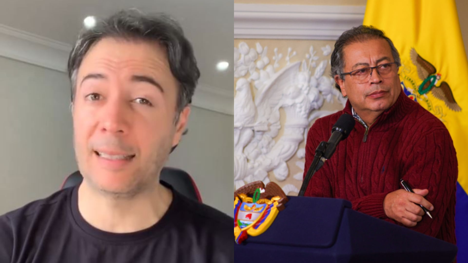 Daniel Quintero y Gustavo Petro