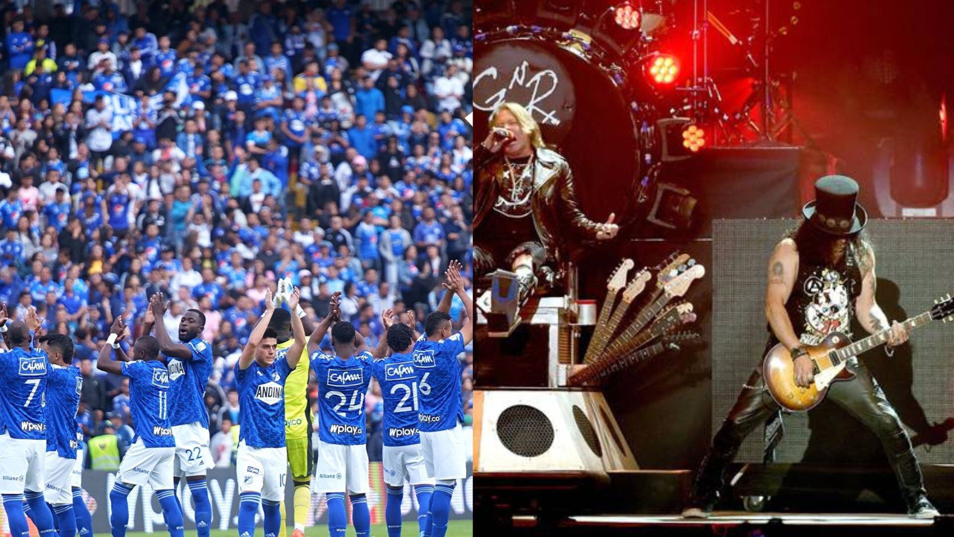 Hincha de Millonarios pidió a los Guns N' Roses que no saltaran en su presentación.