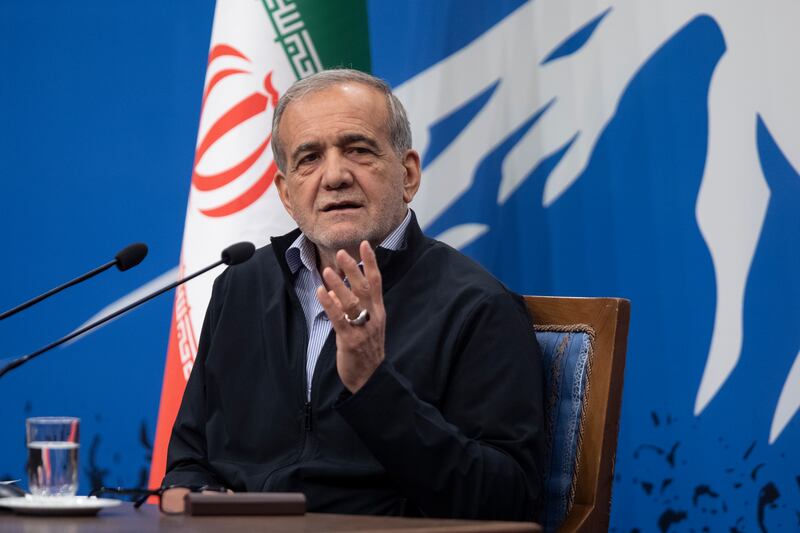 El presidente iraní dijo este lunes que  Irán no inició esta guerra, "pero responderá proporcionalmente al nivel del ataque”. Foto: Getty Images.