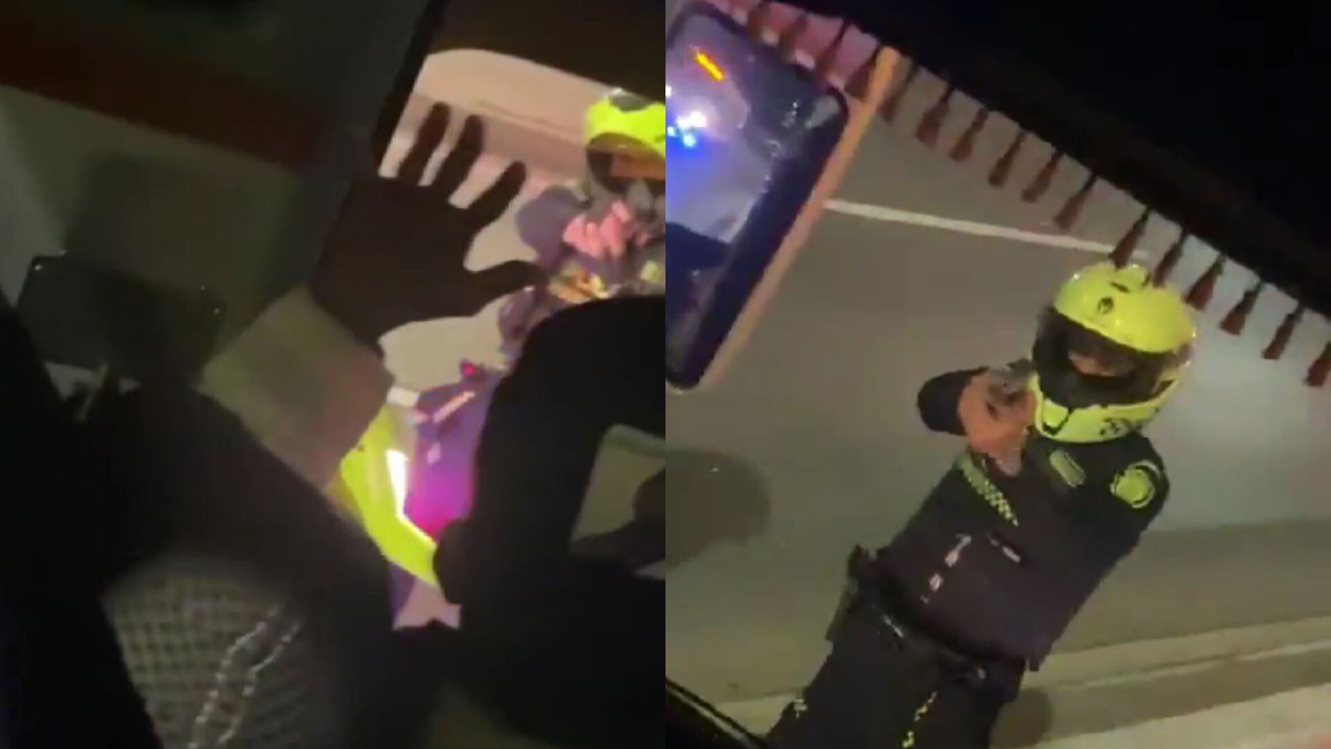 Persecución a hinchas del Bucaramanga que se habrían robado un bus