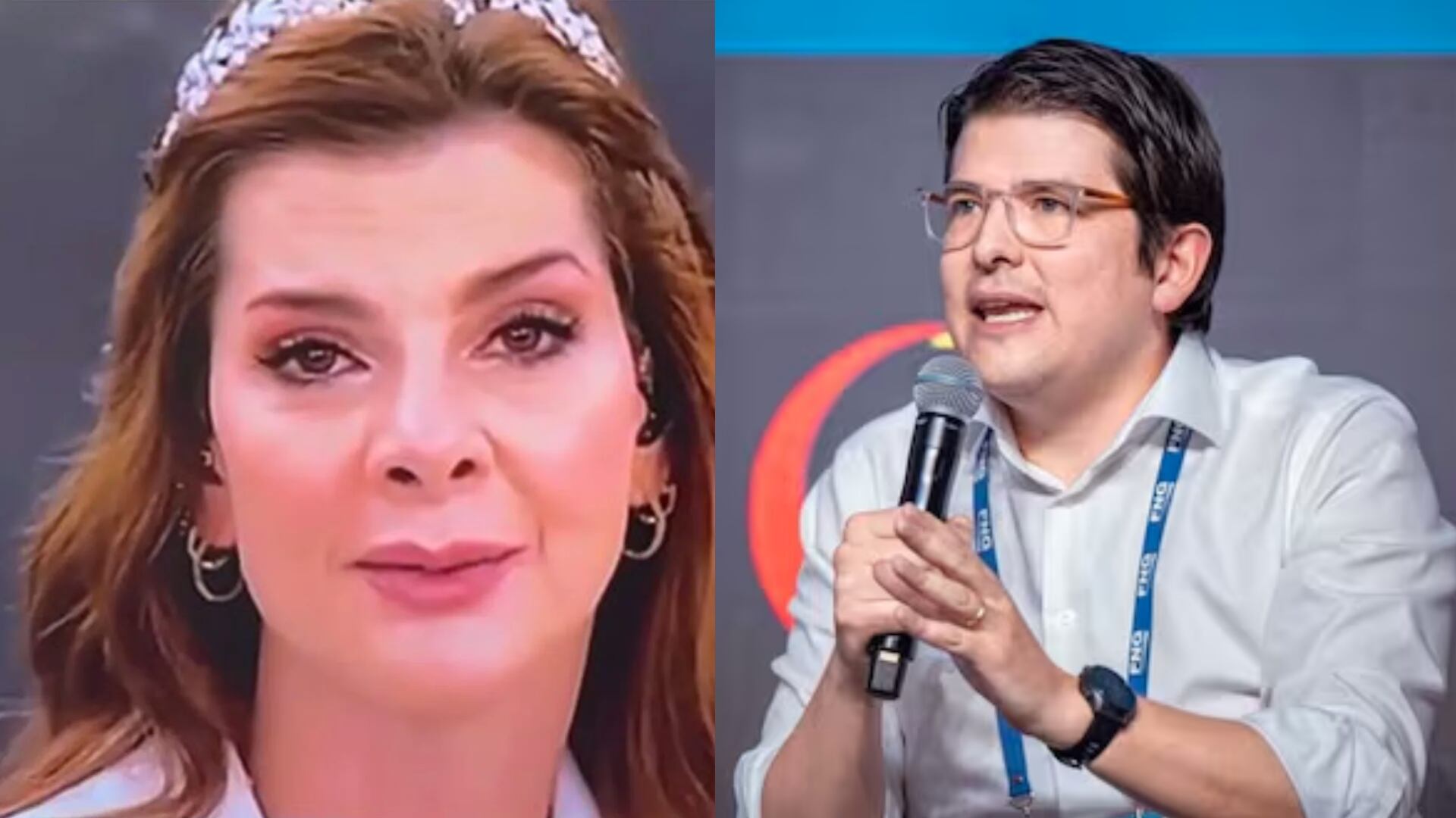 Carolina Cruz y Miguel Uribe
