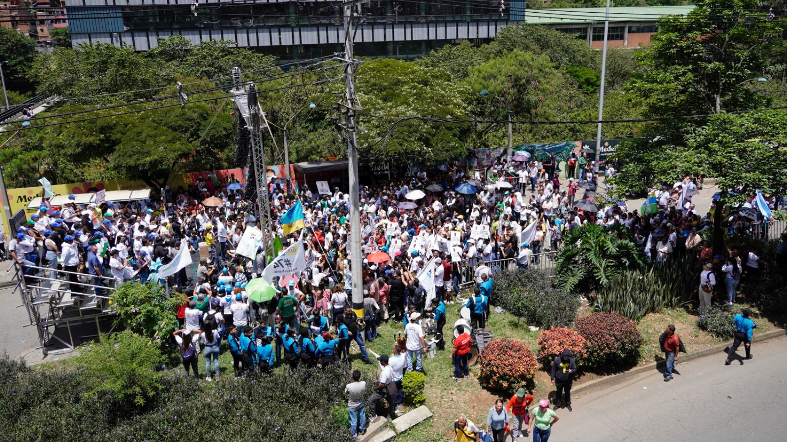 Daniel Quintero, exalcalde de Medellín, en un evento político