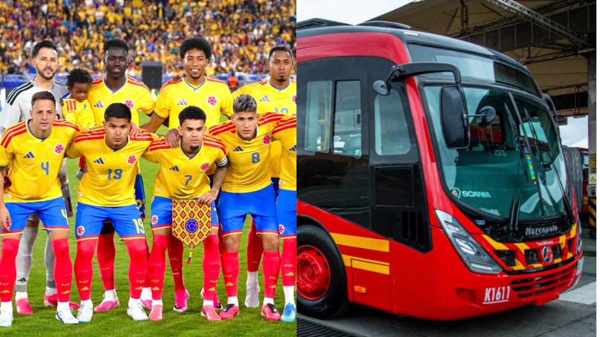 Horarios extendidos de TransMilenio por partidos de la Selección Colombia