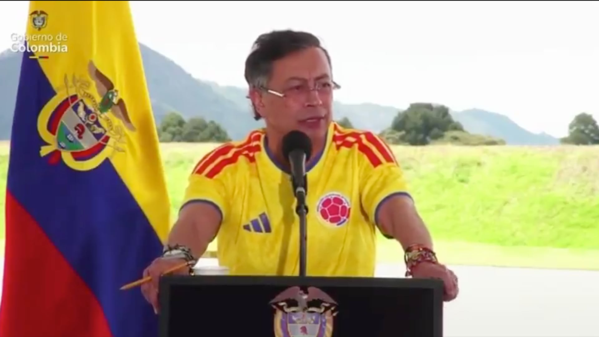 Petro despide a la selección Colombia rumbo al mundial.