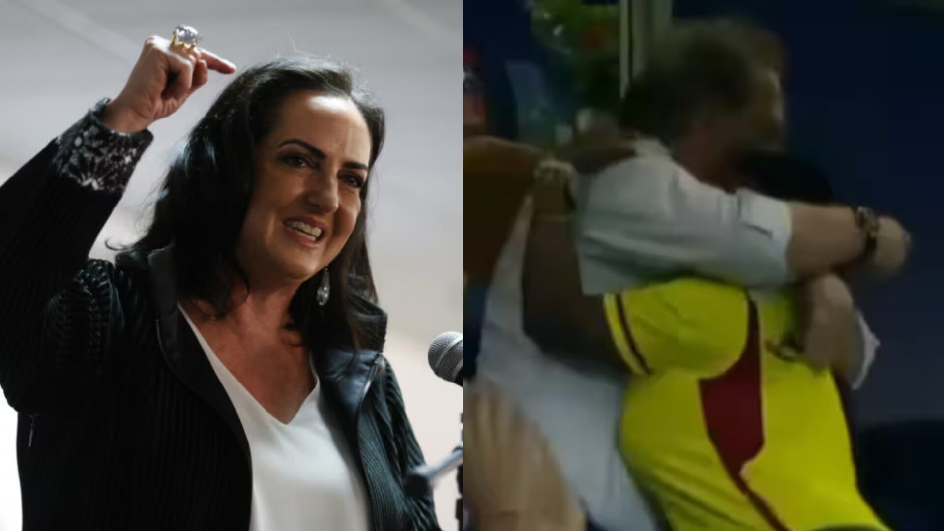 María Fernanda Cabal le sacó la roja a Francia Márquez por su abrazo con Jesurún