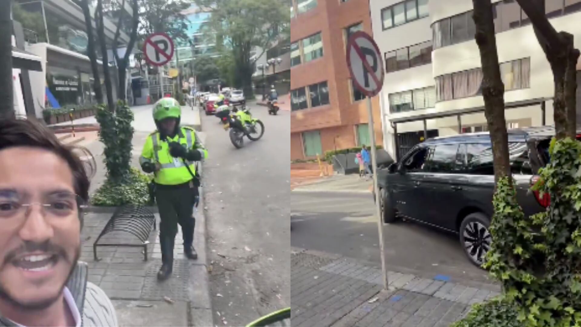 Concejal de Bogotá ‘se salió de los chiros’ y tuvo fuerte agarrón con agentes de Tránsito: “qiubo el comparendo. Lo ví”