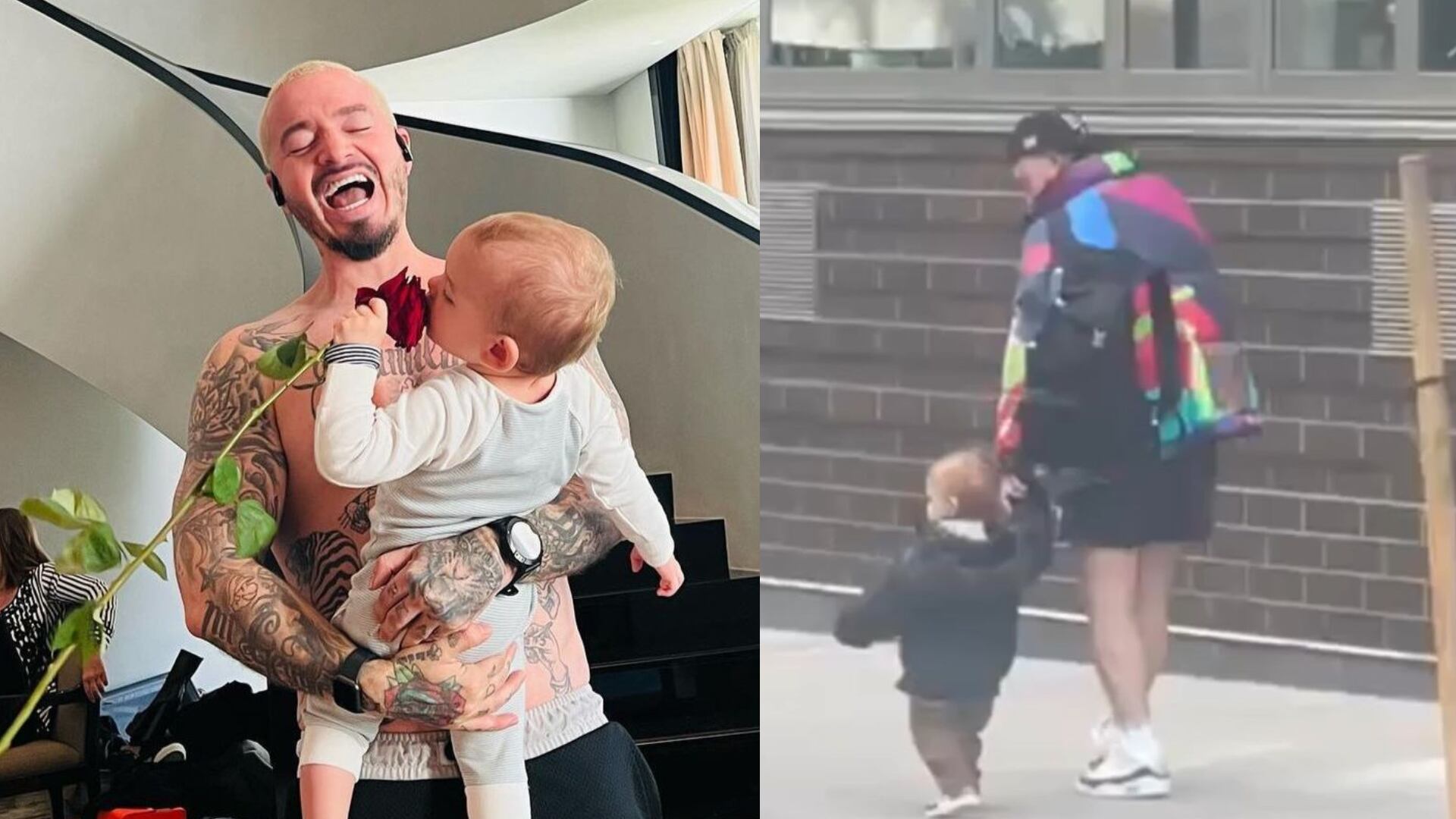 J Balvin conmovió a sus seguidores mostrando la primera vez de Rio en el colegio