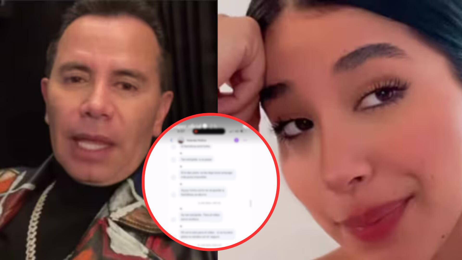 Novia de Jhonny Rivera reveló chats de mujer que la acosa e insulta