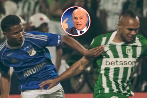 Carlos Antonio Vélez ‘le dio con todo’ al arbitraje de Atlético Nacional vs Millonarios, ¿por qué?