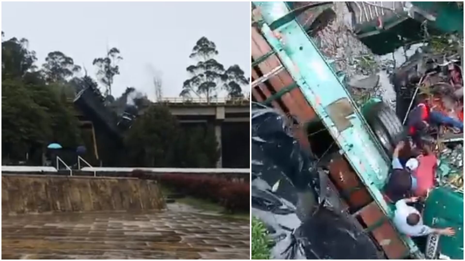 grave accidente en la vía Bogotá-Tunja (Redes sociales)