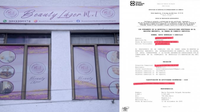 La red detrás de Beauty Laser tendría otra clínica clandestina en el norte de Bogotá