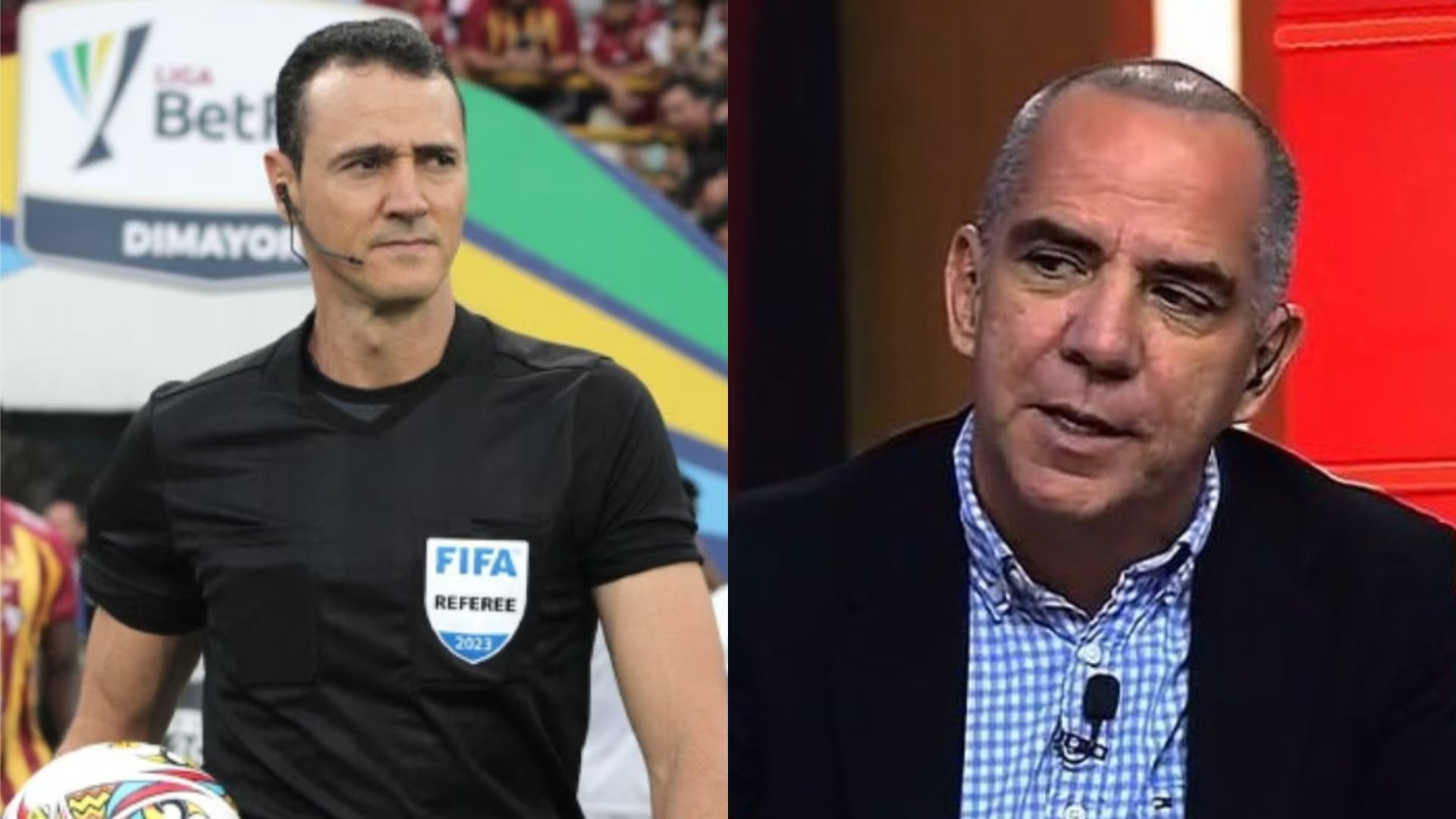 Wilmar Roldán y Luis Arturo Henao - Fotos: Dimayor e ESPN tomadas el 18 de septiembre