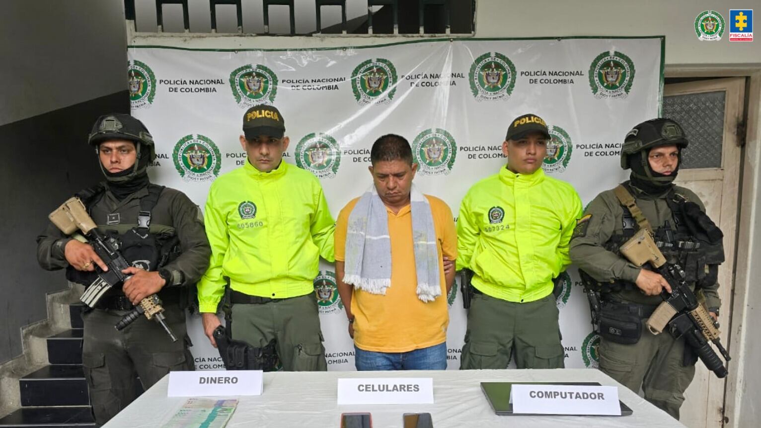 Cayó alias 'Pablo', ideólogo de la estructura criminal del Clan del Golfo.