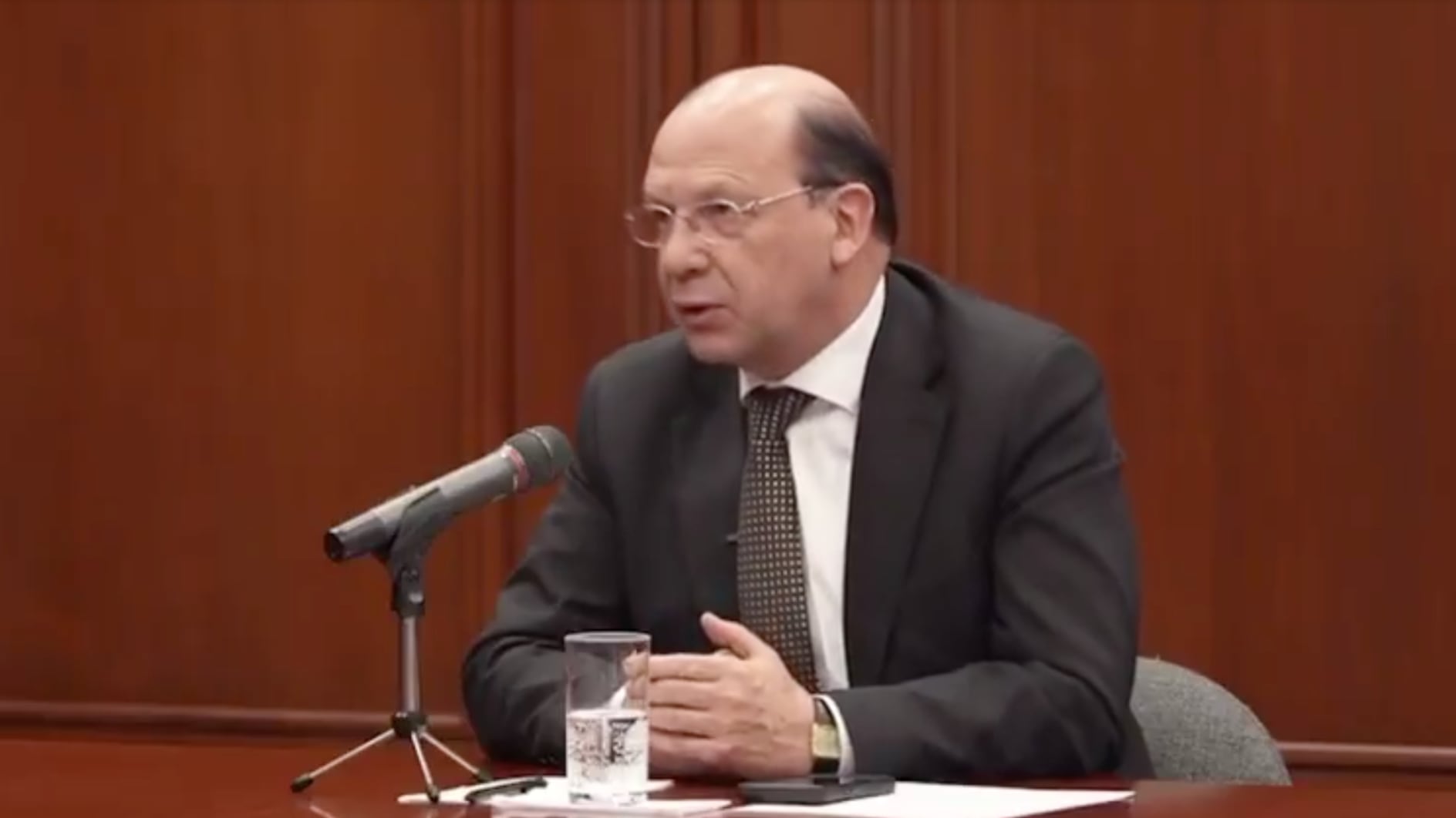 Ministro de Hacienda, Germán Ávila.