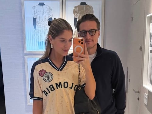 Laura Tobón y su esposo Álvaro Rodríguez dieron indicios de por quién votaron hoy en las urnas