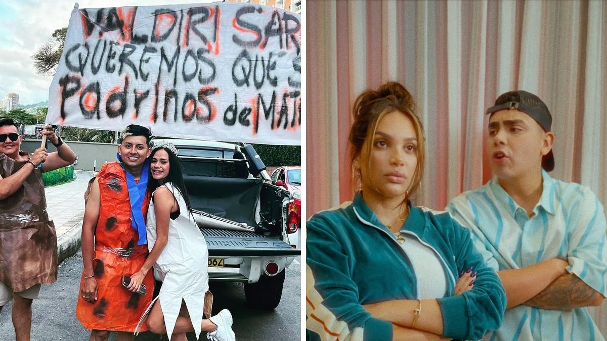 La pareja de tiktokers se aventuró a conocer a los influencers, pero el viaje tuvo un final inesperado