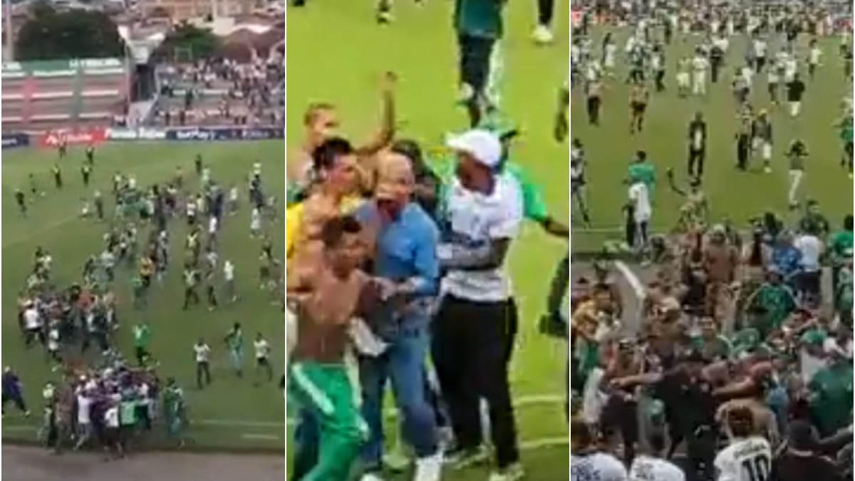 Al menos cinco agredidos en el Cali que hasta sin ropa dejaron por sus hinchas