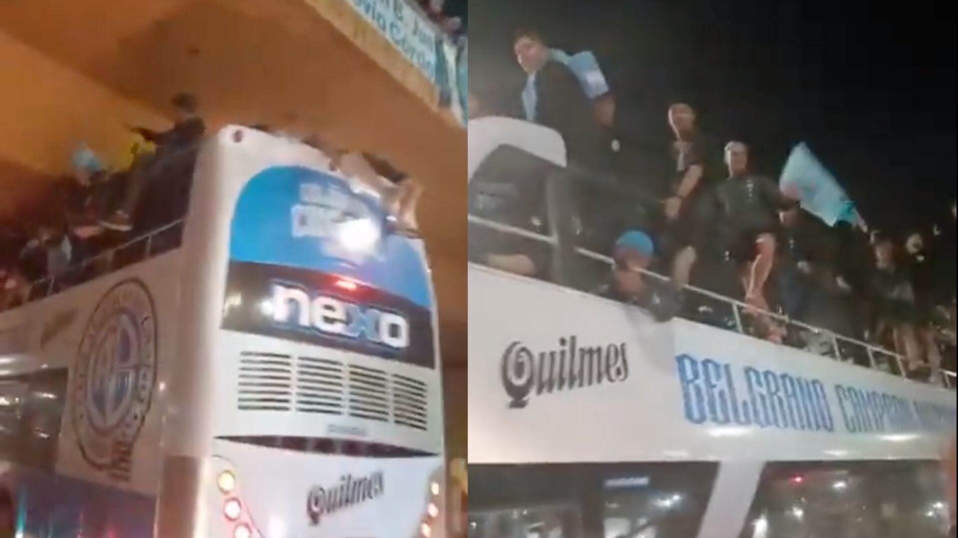 La celebración del ascenso de Belgrano a primera división por poco y termina en tragedia.