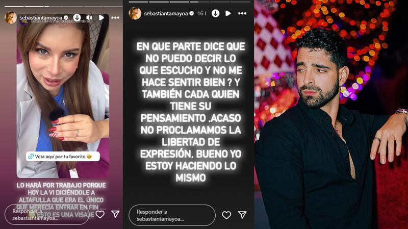 La polémica está encendida luego que Sebastián Tamayo denunció la parcialidad de Ornella Sierra quien es host digital de ‘La Casa de los Famosos Colombia’.