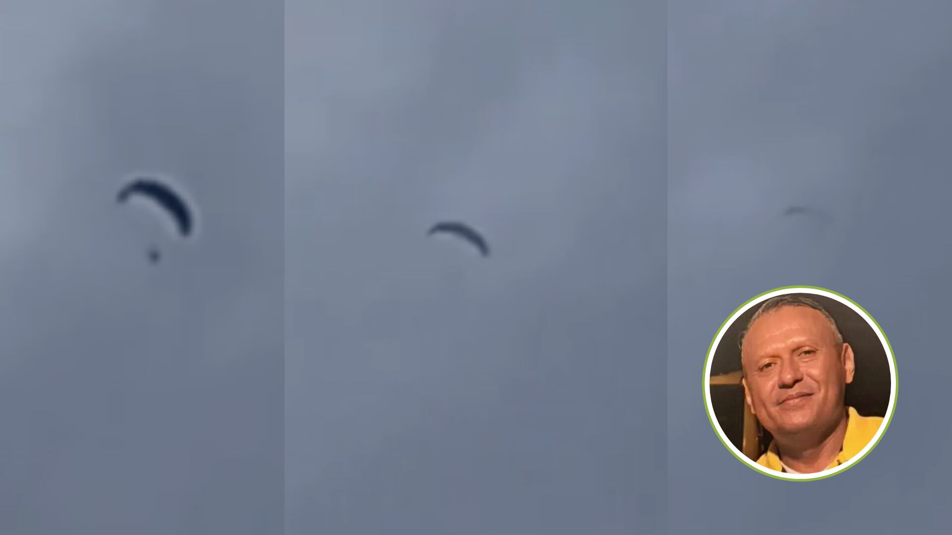 Este es el inquietante vídeo en el que se vio por última vez a un parapentista en Villavicencio antes de que desapareciera entre las nubes