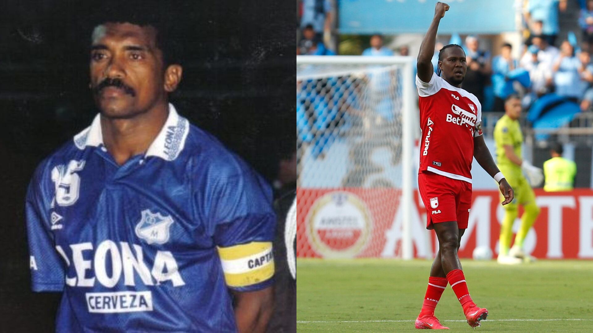 Arnoldo Iguarán y Hugo Rodallega - Fotos: peskingedition.com y Redes sociales de la Copa Libertadores