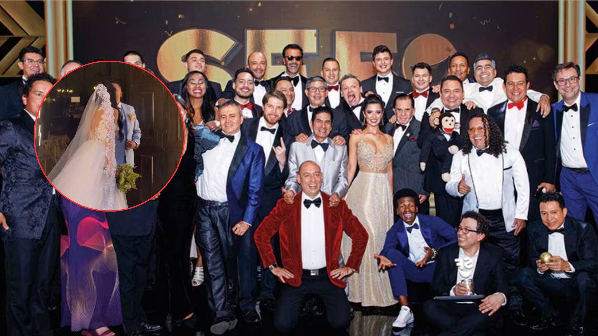 Humorista de Caracol se casó; la lujosa boda fue afuera de Bogotá