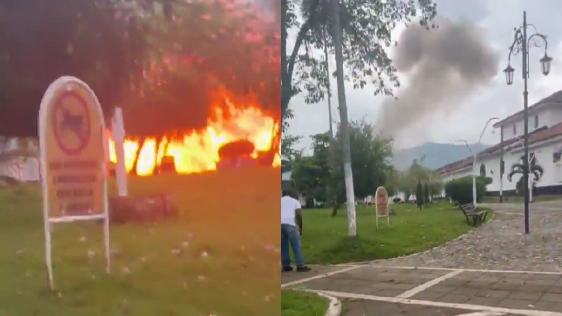 Explota motobomba en Caloto, Cauca