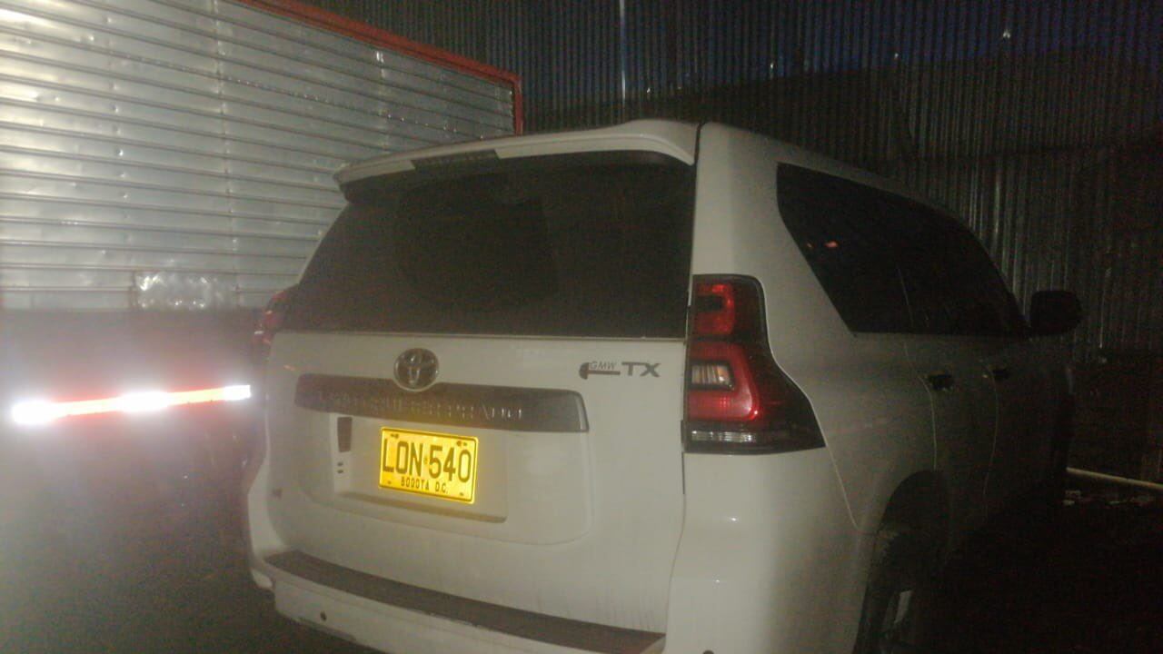 Camioneta hurtada a Concejal de Bogotá.
