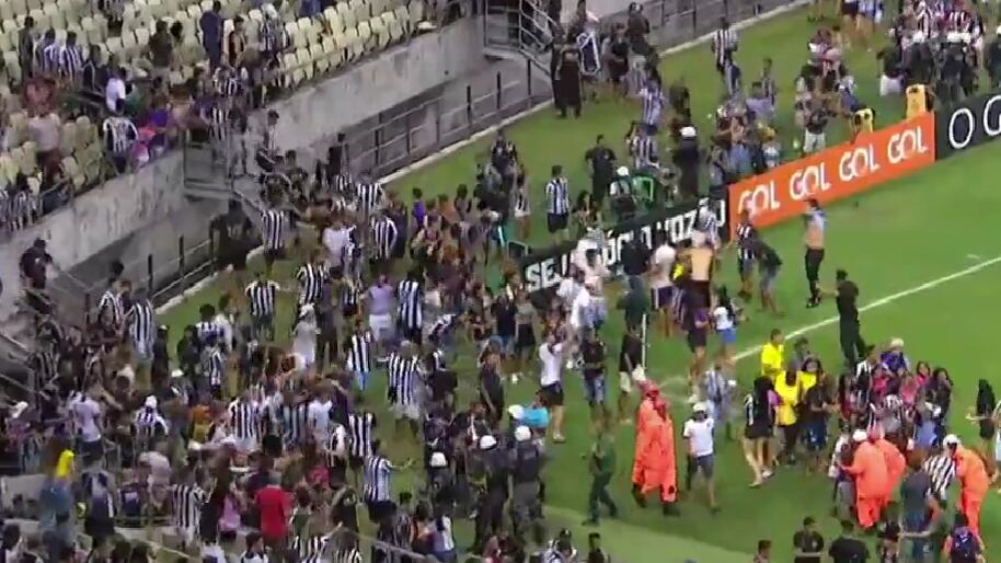 Invasión de hinchas del Ceará